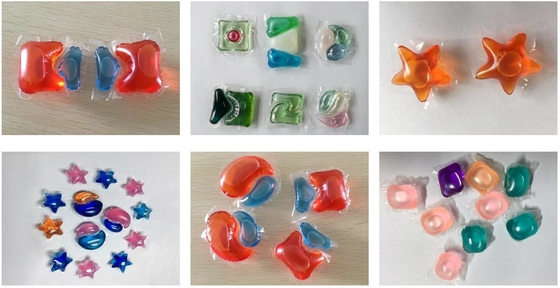 Máquina para hacer cápsulas de detergente personalizables con ruido de 30-45 decibelios