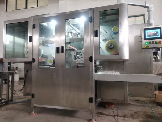 Máquina de fabricación de cápsulas de detergente eléctrico totalmente automática en acero inoxidable 304