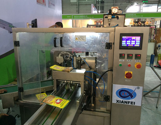 Máquina de embalaje rotativo de 300 mm 1500 g Máquina de embalaje de bolsa de pie totalmente automática