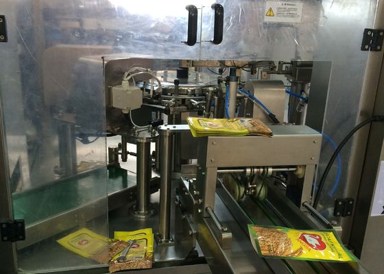 Máquina de embalaje rotativo de bolsa de 1000 ml 5KW Máquina de embalaje de bolsa rotativa