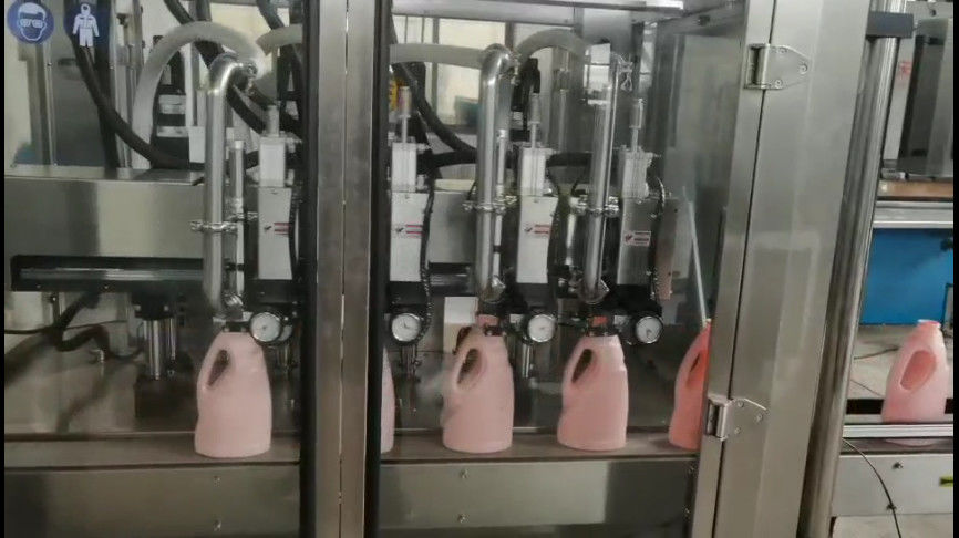 Control detergente líquido automático del embalaje de la máquina de rellenar de GNC 5000ml